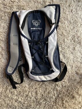 Buffalo Navy and White Hydration Daypack